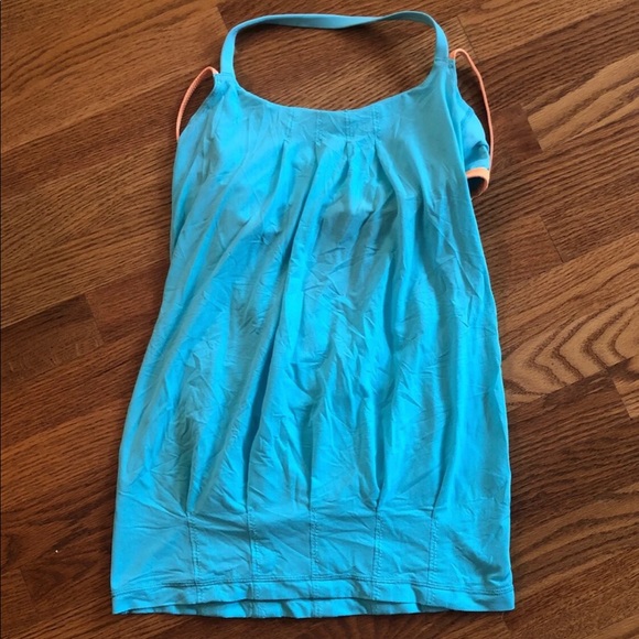 Lululemon Flow & Go Tank Blue & Orange 6 - Picture 3 of 5